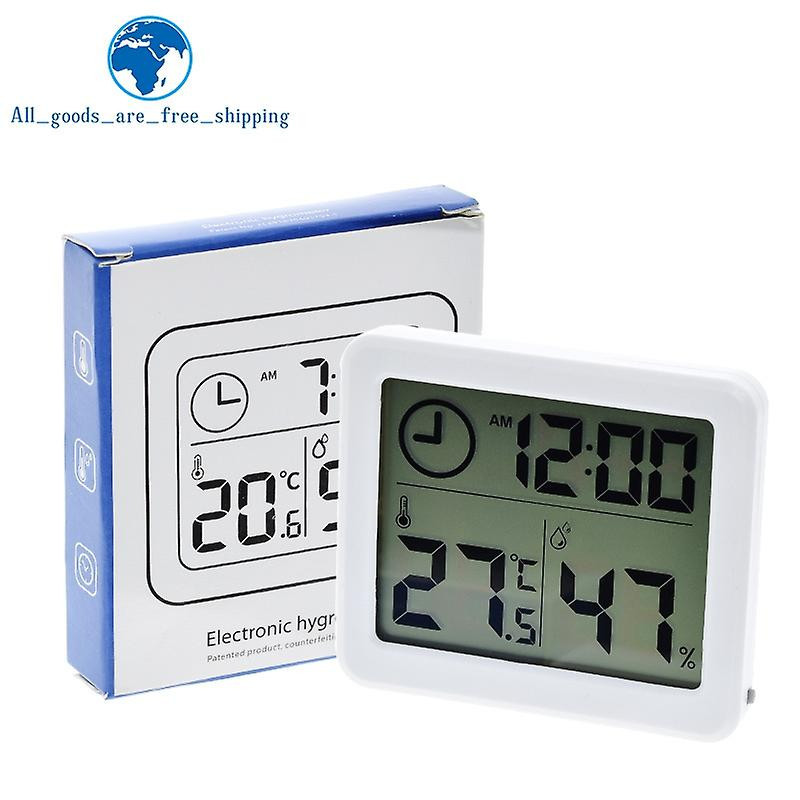 Thermomètre multifonction Hygromètre Automatique Électronique Température Humidité Moniteur Horloge 3.2inch Grand [...]
