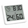 Multifunction Thermometer Hygrometer Automatic Electronic Temperature Humidity Monitor Clock 3.2inch Large Lcd Screen