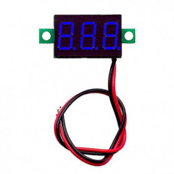 0.28 Inch Dc 12v Mini Lcd Digital Voltmeter Voltage Meter Panel Volt Tester Detector Monitor 2 Wire Red Green Blue Led