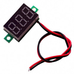 0.28 Inch Dc 12v Mini Lcd Digital Voltmeter Voltage Meter Panel Volt Tester Detector Monitor 2 Wire Red Green Blue Led