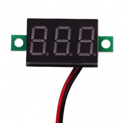 0.28 Inch Dc 12v Mini Lcd Digital Voltmeter Voltage Meter Panel Volt Tester Detector Monitor 2 Wire Red Green Blue Led