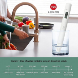 10 Pcs digital tds meter mini total dissolved solids test pen 0-9990ppm aquarium laboratory water quality monitor