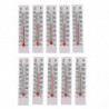 10 Pcs 5cmx1.1cm Miniature Papier Carton Thermomètre Intérieur -20-50 Celsius, su Guo Mei