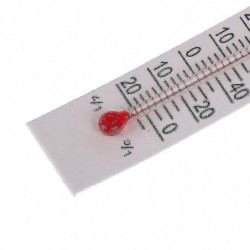 10 Pcs 5cmx1.1cm Miniature Papier Carton Thermomètre Intérieur -20-50 Celsius, su Guo Mei