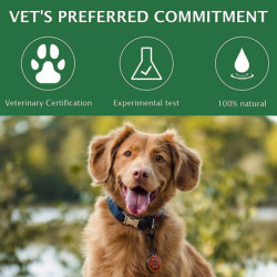 60ML Gouttes oculaires douces pour animaux de compagnie Soulager les démangeaisons oculaires Détachant pour les [...]