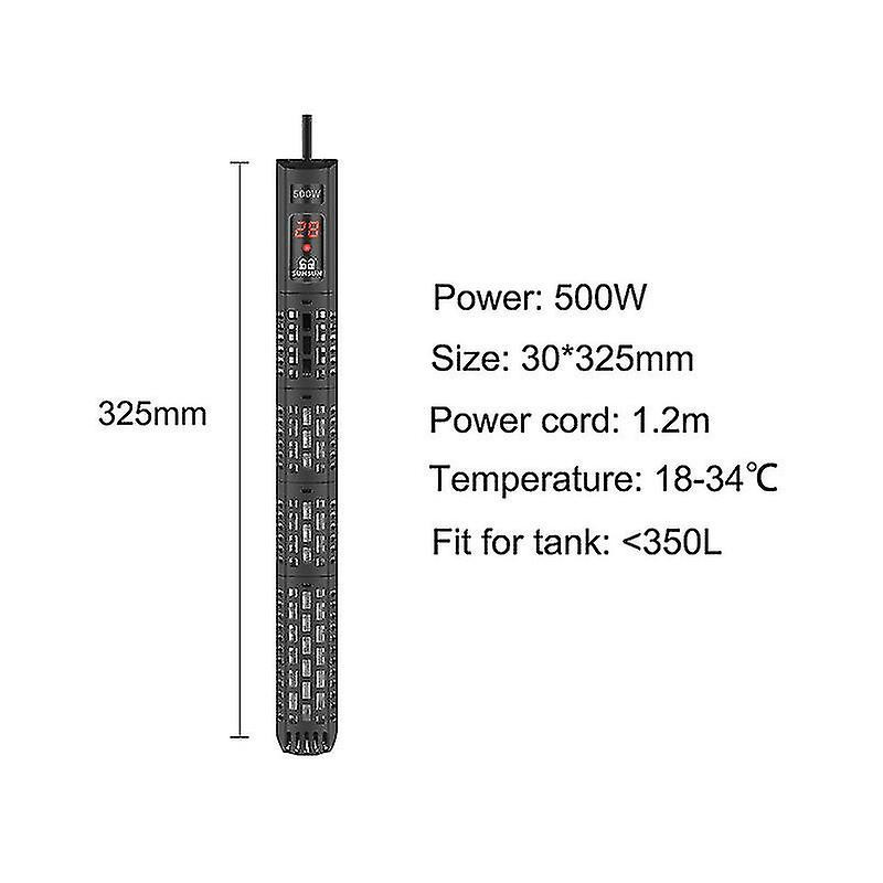 Aquarium Heater Submersible Fish Tank Lcd Display Digital Réglable Water Heating Rod Contrôle de température [...]