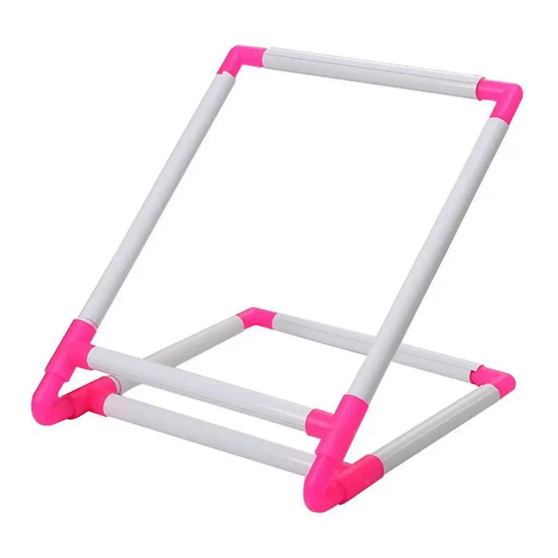 Rectangle Plastic Clip Embroidery Frame Hoop Stand Holder Easy Operation Supplies - 30X25X20cm