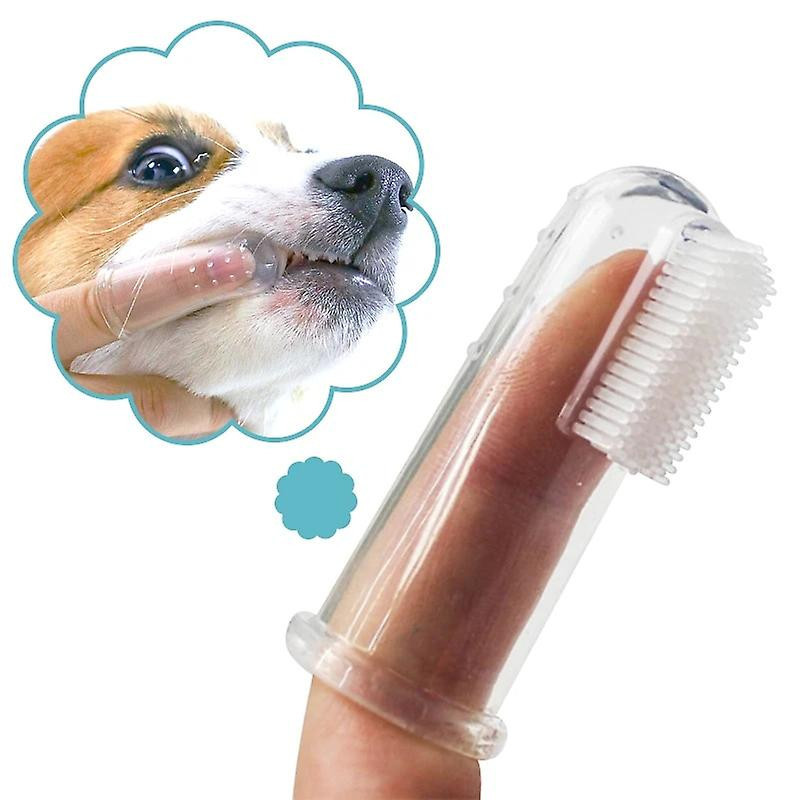 Super Soft Pet Finger Toothbrush Teddy Dog Brush Bad Breath Tartar Teeth Care Tool Dog Cat Cleaning Silicagel Pet [...]