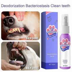 Spray oral, Spray nettoyant pour les dents pour chiens et chats, Nettoyant pour soins de soin de l’haleine pour [...]