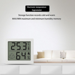Temperature Meter High Precision Digital Display Multifunction Temperature Humidity Monitoring Smart