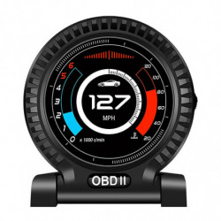 Car -Up Display OBD2 HUD Multi Meter Water Temperature LCD HUD Display OBD2 System Fuel Consumption