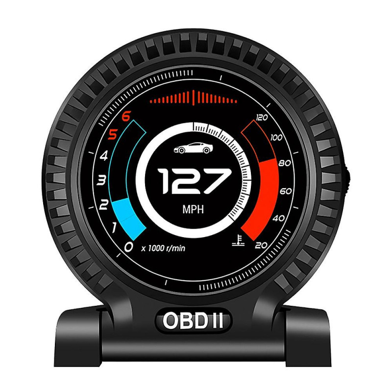 Car -Up Display OBD2 HUD Multi Meter Water Temperature LCD HUD Display OBD2 System Fuel Consumption
