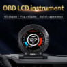 Car -Up Display OBD2 HUD Multi Meter Water Temperature LCD HUD Display OBD2 System Fuel Consumption