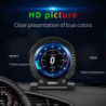 Car -Up Display OBD2 HUD Multi Meter Water Temperature LCD HUD Display OBD2 System Fuel Consumption