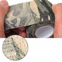 Ruban de camouflage - Rétractable, non tissé et auto-adhésif10 piècescamouflage