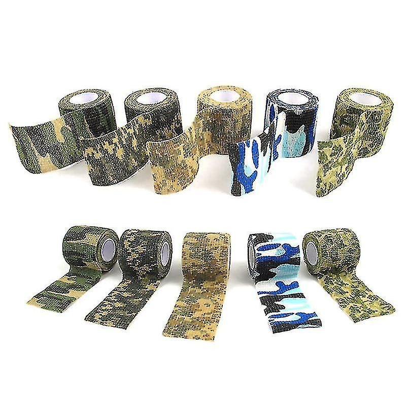 Ruban de camouflage - Rétractable, non tissé et auto-adhésif10 piècescamouflage