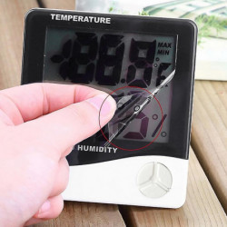 Temperature Gauge Easy To Control Multifunction White Incubators Reptile Temperature Meter For Office