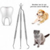 3 Pieces Dog Dental Tooth Scaler And Scraper Stainless Double Headed Tarter Remover Scraper Pet Teeth Cleaning [...]