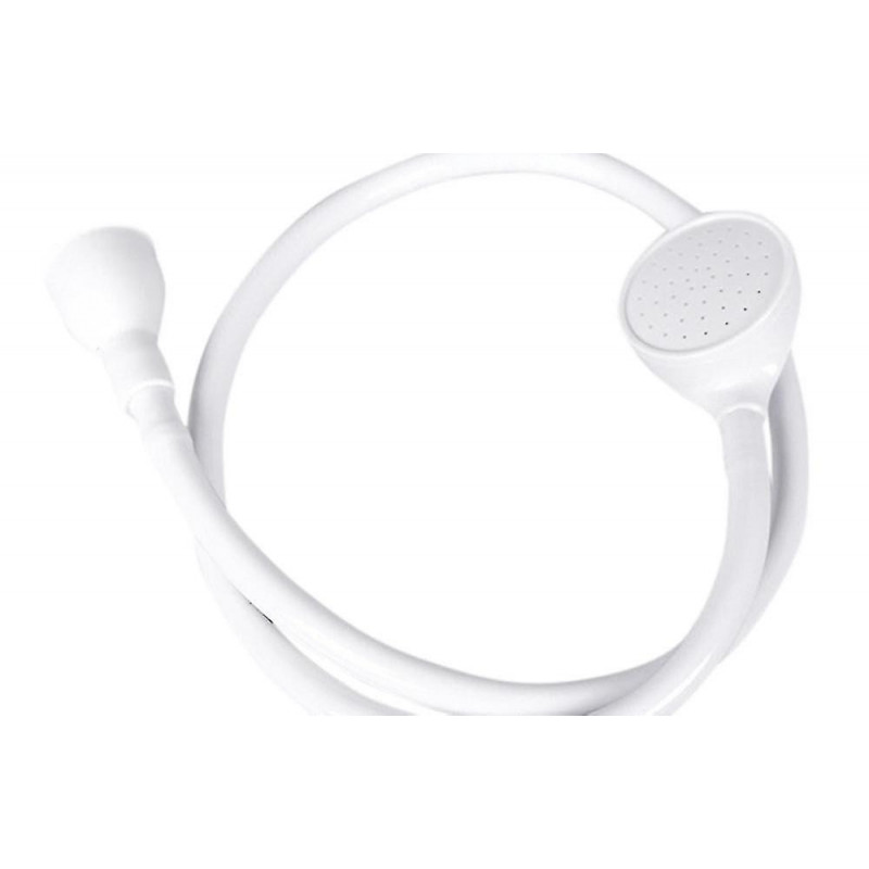 Single Wide Tap Bath Sink Shower Head Spray Hose Push On Mixer Hairdresser Pet