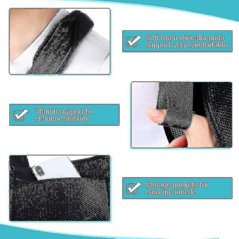 Écharpe de bras, écharpe orthopédique d’épaule, épaule réglable pour les fractures du bras