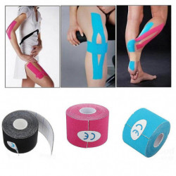 Bande de kinésiologie Kinesio Tape Grip Tapes Récupération athlétique Genouillère élastique Soulagement de la [...]