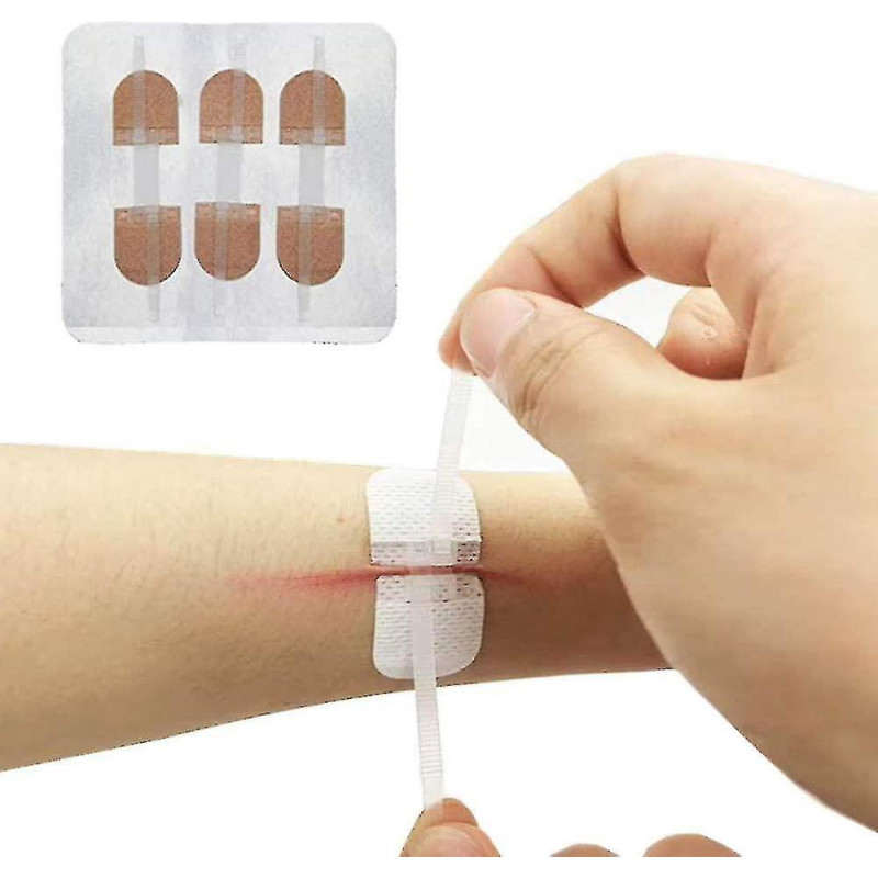 Fermetures de plaies d’urgence Bandages adhésifs pansements, autocollants de point de fermeture éclair pour le [...]