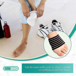 Arch Bandage Elastic Foot Wraps Insoles Foot Protection Arch Support