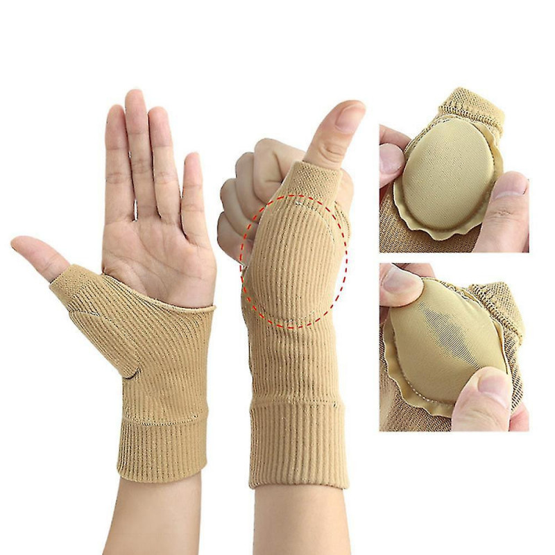 Gants de thérapie de compression Gel Rempli pouce Main Poignet Support Arthrite Gants de compression