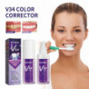 30ml Remove Plaque V34 Color Corrector Toothpaste Freshen Breath Yellowish Eliminating Brightening Oral Oral Care