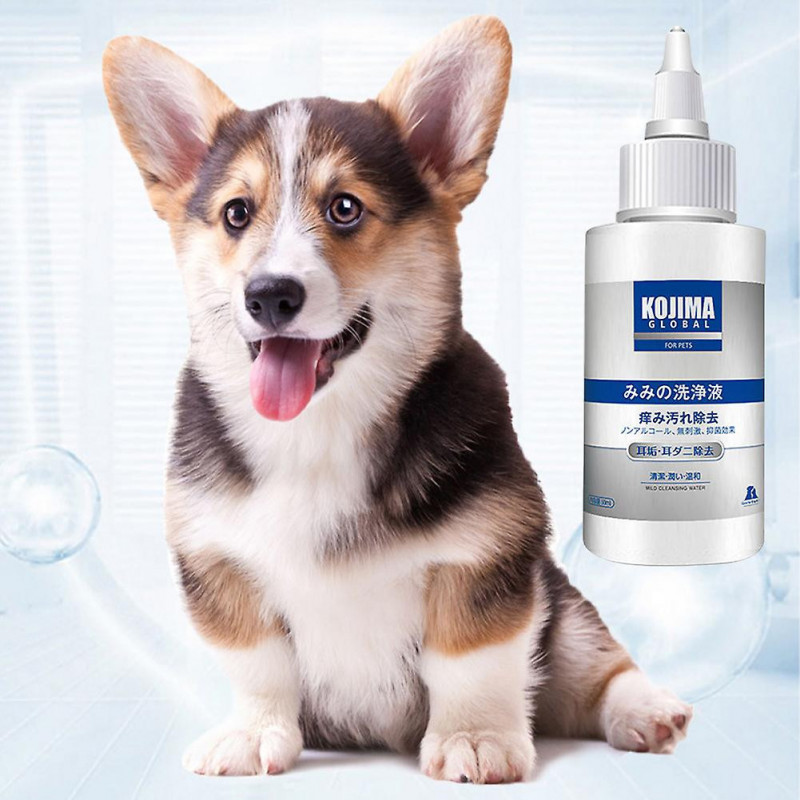 50ml For Dogs Cats Pet Ear Cleaner Portable Wax Removal Treatment Reduces Odors