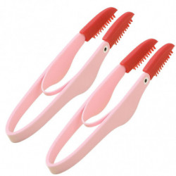 2Pcs Cat Dog Eye Cleaning Combs Tear Stain Removers Soft Flexible Reusable Cat Dog Eye Brushes Pet S