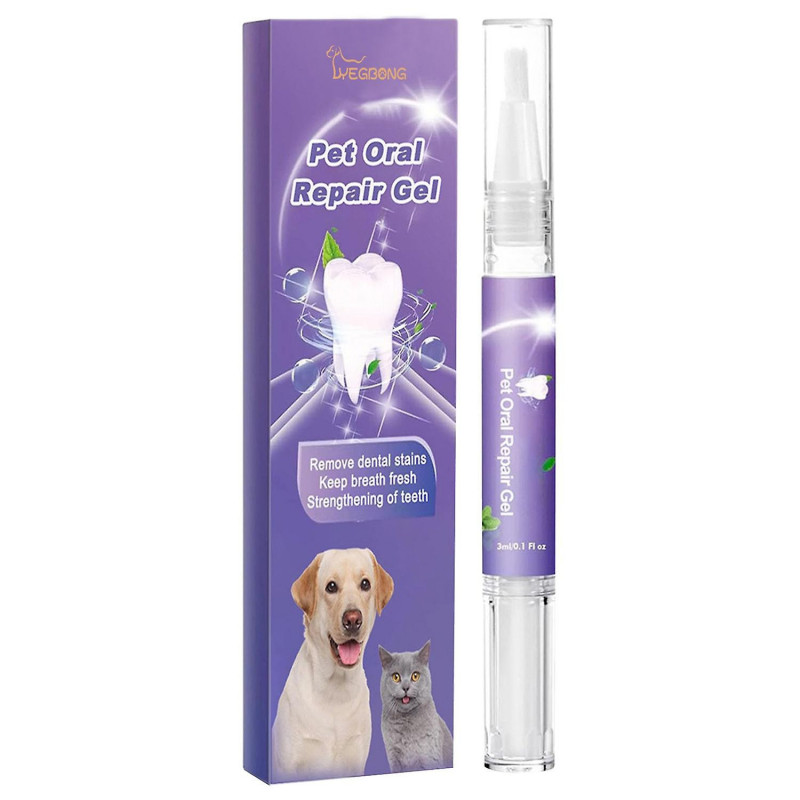 20g Pet Oral Repair Gel Eliminate Bad Breath Whitening Toothpaste Natural Ingredient Pet Breath
