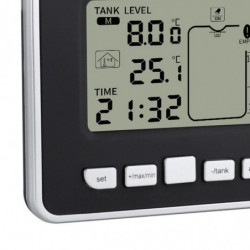Water Tank Liquid Depth Level Meter Sensor Lcd Digital