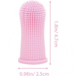 4 Pcs Dog Finger Toothbrush. Nontoxic Silicone Dog Toothbrush Finger 360full Gift
