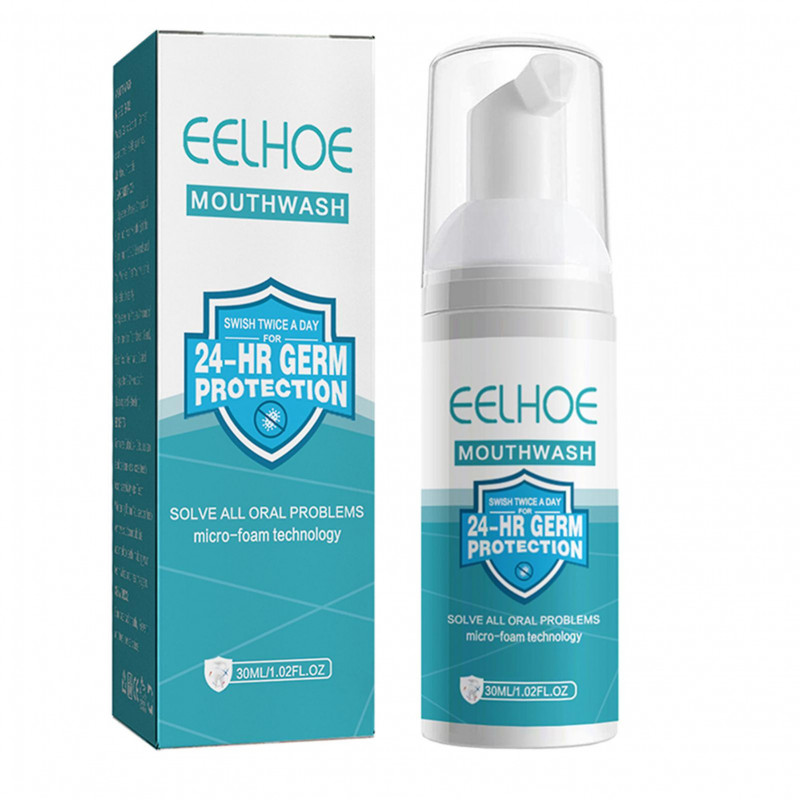 Press Type Teeth Cleaning Mousse Freshing Breath Teeth Brightening Toothpaste