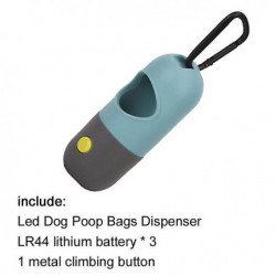 Pet dog poop bags dispenser led light waste bag dispenser fits for pet leash dog degradable poop bags set cleaning [...]