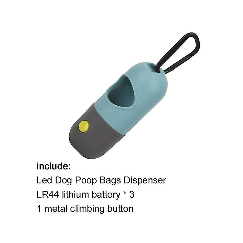 Pet dog poop bags dispenser led light waste bag dispenser fits for pet leash dog degradable poop bags set cleaning [...]