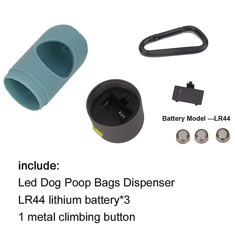 Pet dog poop bags dispenser led light waste bag dispenser fits for pet leash dog degradable poop bags set cleaning [...]