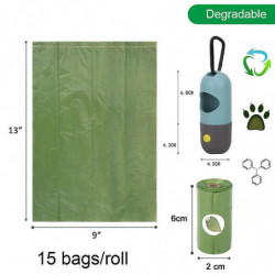 Pet dog poop bags dispenser led light waste bag dispenser fits for pet leash dog degradable poop bags set cleaning [...]