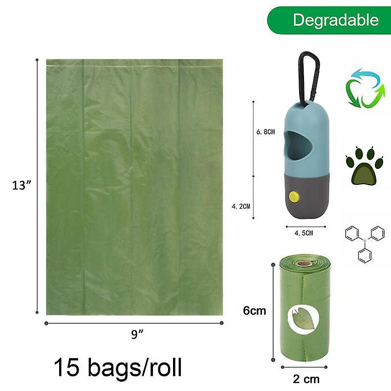 Pet dog poop bags dispenser led light waste bag dispenser fits for pet leash dog degradable poop bags set cleaning [...]