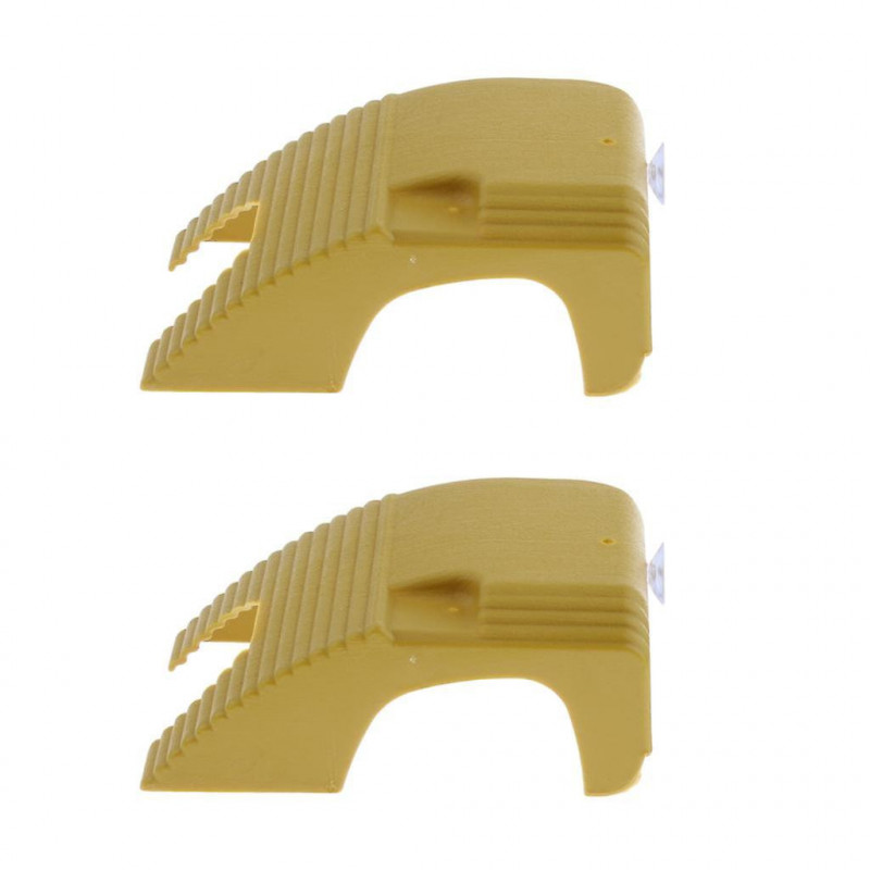 2pcs Suction Cup Turtle Basking Platform Adjustable Aquatic Tank Dock 1