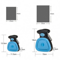 Chien animal de compagnie voyage pliable caca pelle pelle sac distributeur propre ramasser les déchets animaux [...]