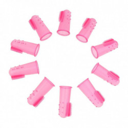 10 Pcs Dog Finger Toothbrush Dental Hygiene Finger Brushes For Dog Cat Pink