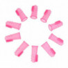 10 Pcs Dog Finger Toothbrush Dental Hygiene Finger Brushes For Dog Cat Pink