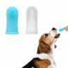 2pcs Teeth Cleaning For Dog Dental Care Remove Bad Breath Finger Toothbrush