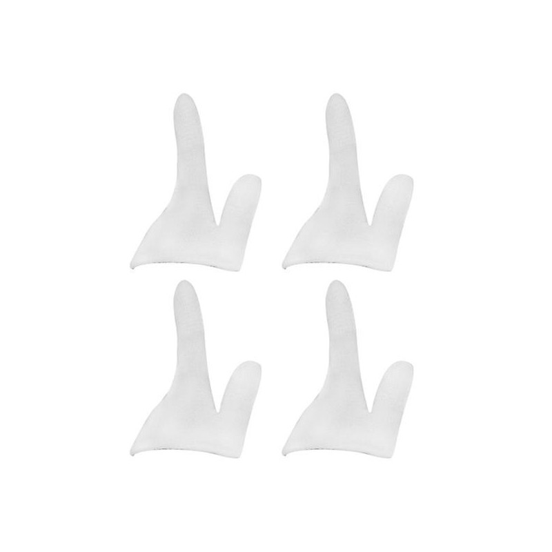 4pcs Professional Cat Toothbrushes Portable Finger Toothbrushes Polyester Pet Toothbrushes