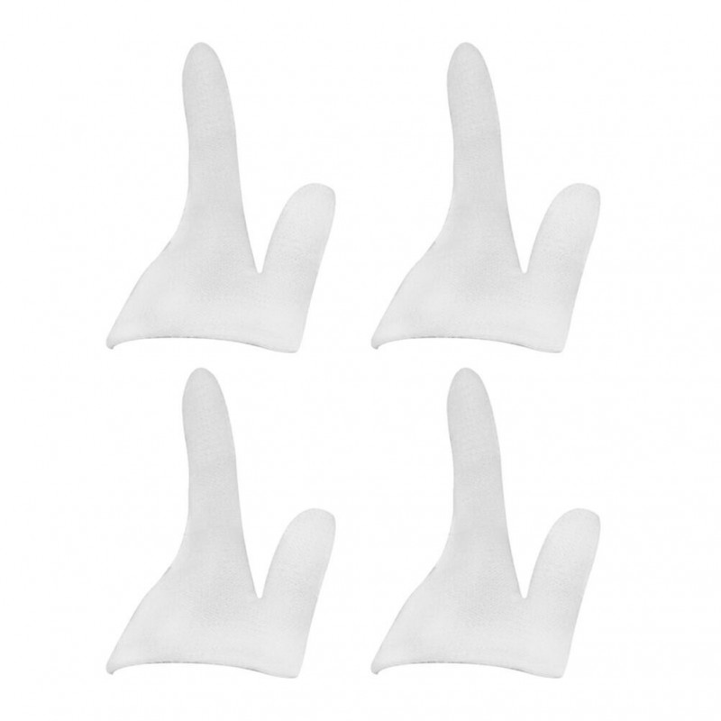 4pcs Professional Cat Toothbrushes Portable Finger Toothbrushes Polyester Pet Toothbrushes