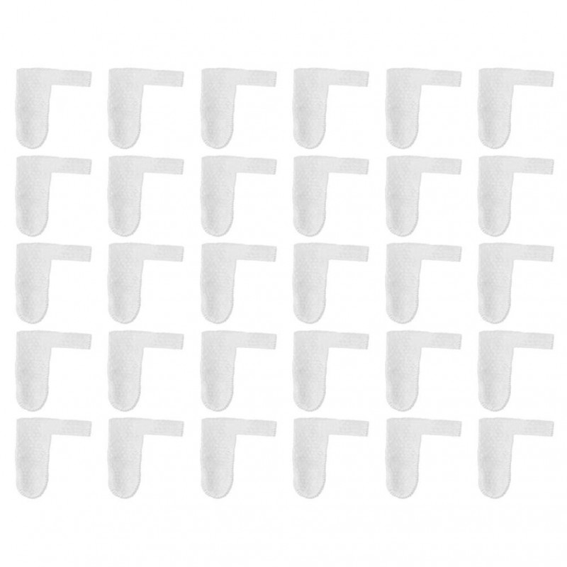 30pcs Finger Toothbrush Gauze Toothbrush Disposable Oral Cleaner Mouth Cleaner