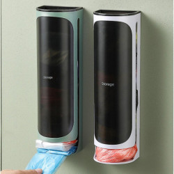 Wall Mounted Garbage Bag Storage Box With Hooks Trash Bag Holder Dispenser Hanging Organizer Kitchen Bathroom [...]