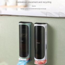 Wall Mounted Garbage Bag Storage Box With Hooks Trash Bag Holder Dispenser Hanging Organizer Kitchen Bathroom [...]